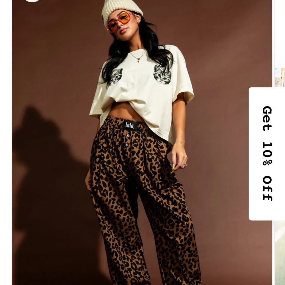 Happy Chance Barrel Leg Boxer Pants
